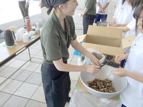 職業体験ボランティアで鶴岡中央高等学校さんへ行ってきました!