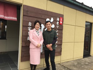 吉村県知事が突然のご来店!