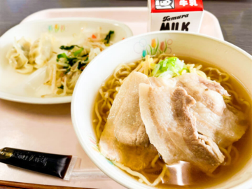 鳥海中学校様のご協力のもと、ラーメン給食実施！